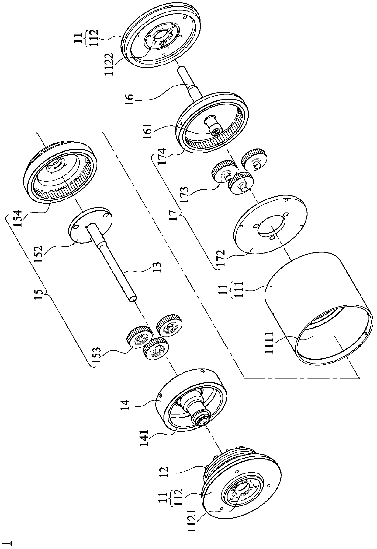 Power Transmission Mechanism for Electric Vehicles