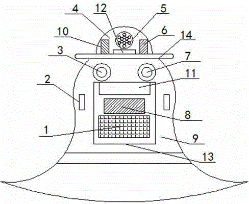 Multifunctional fire-fighting helmet