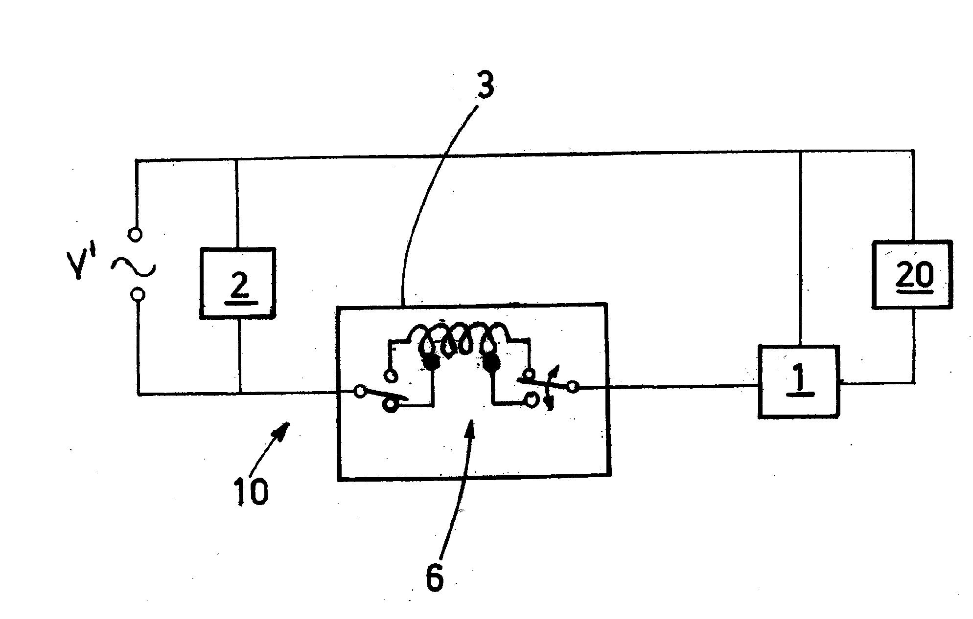 Starting device for discharge lamps