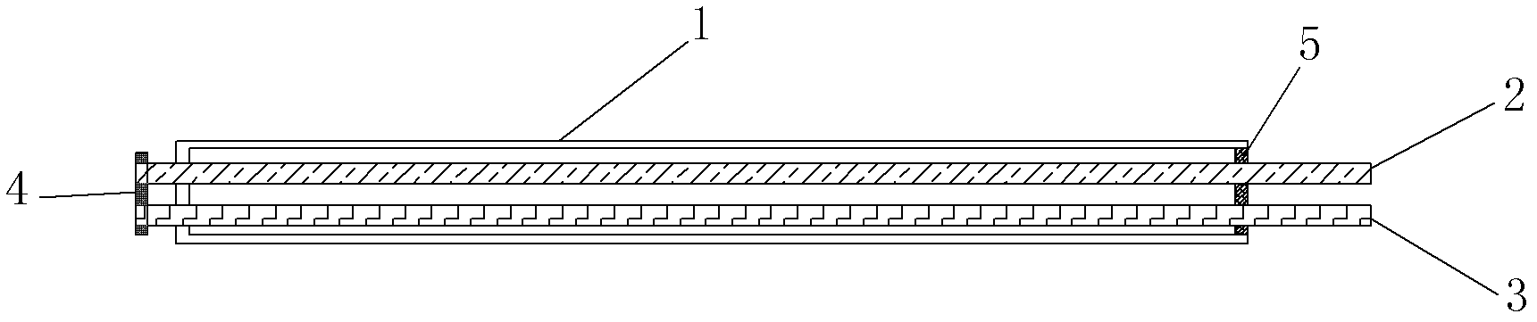 Zirconium boride based composite ceramic material thermocouple and preparation method thereof