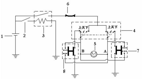 Protection circuit of power window