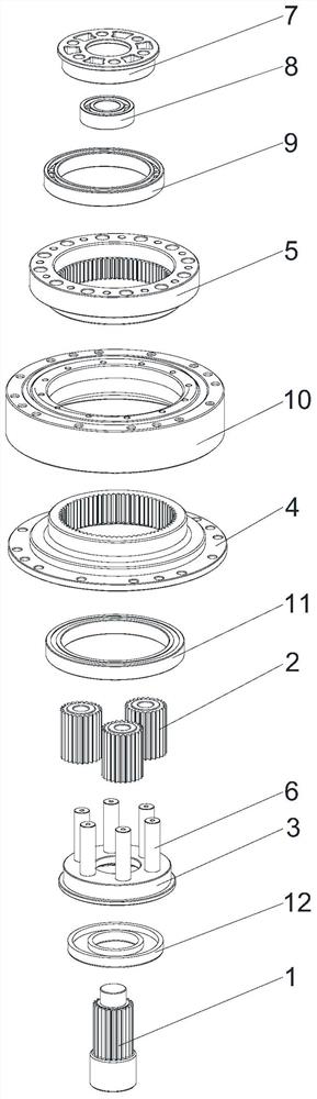 Self-locking planetary reducer