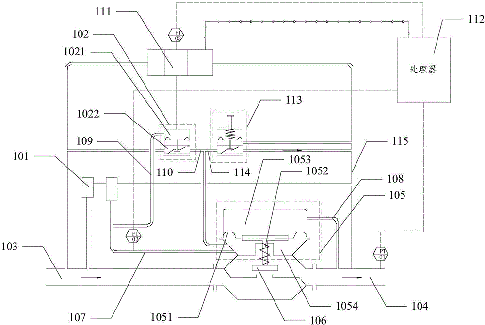 Driving pressure regulator