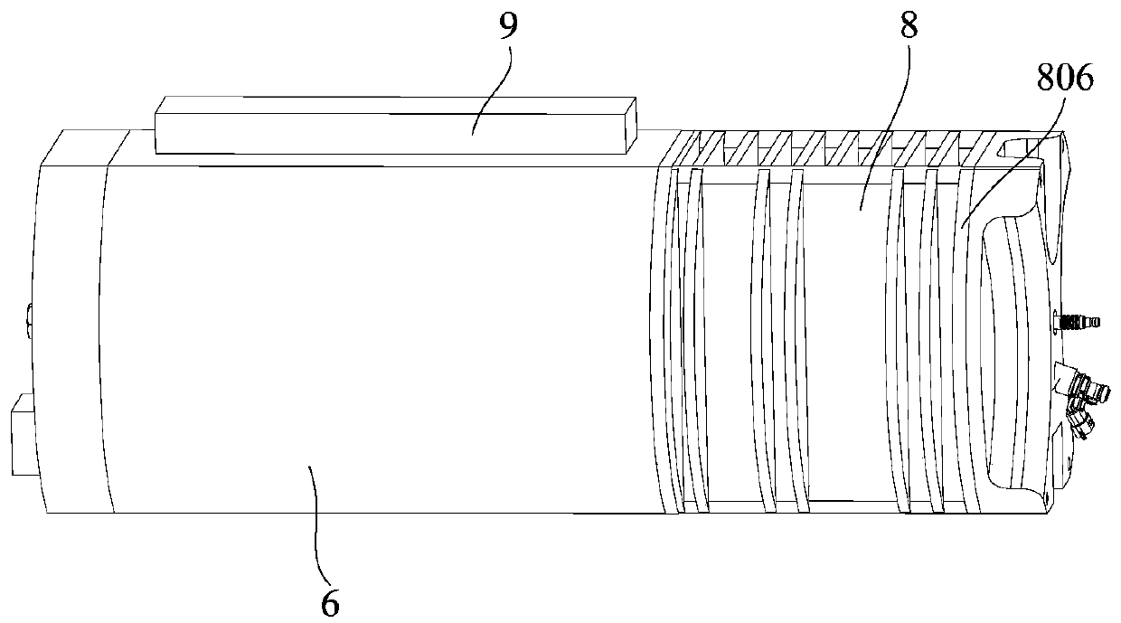 Single cylinder free piston type engine and working method thereof