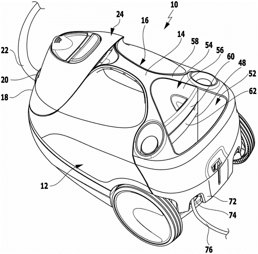 Steam cleaning device