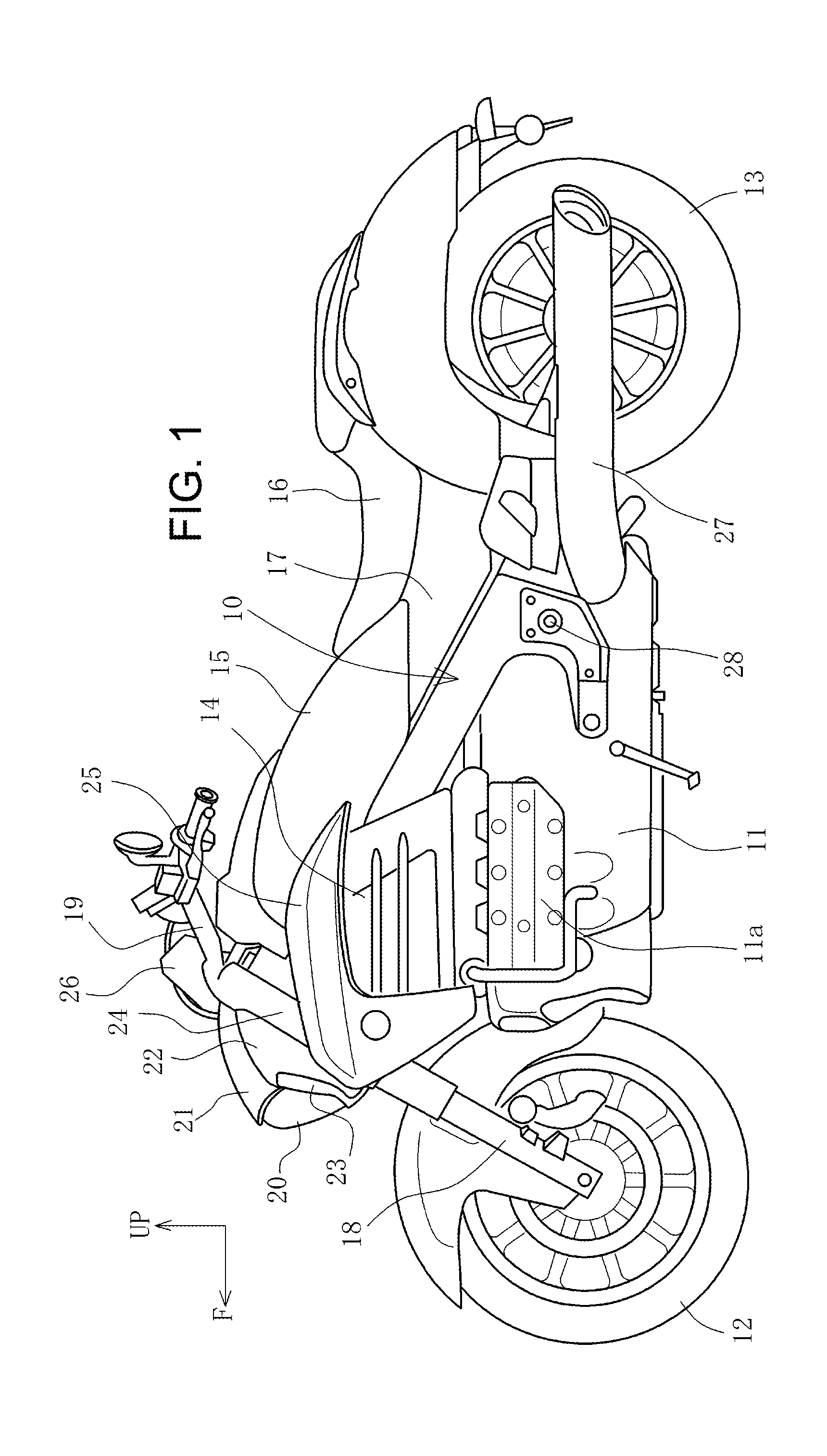 Fuel tank mounting structure of saddle-ride-type vehicle