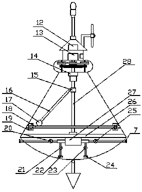 Floating-type navigation mark with tidal power generation function