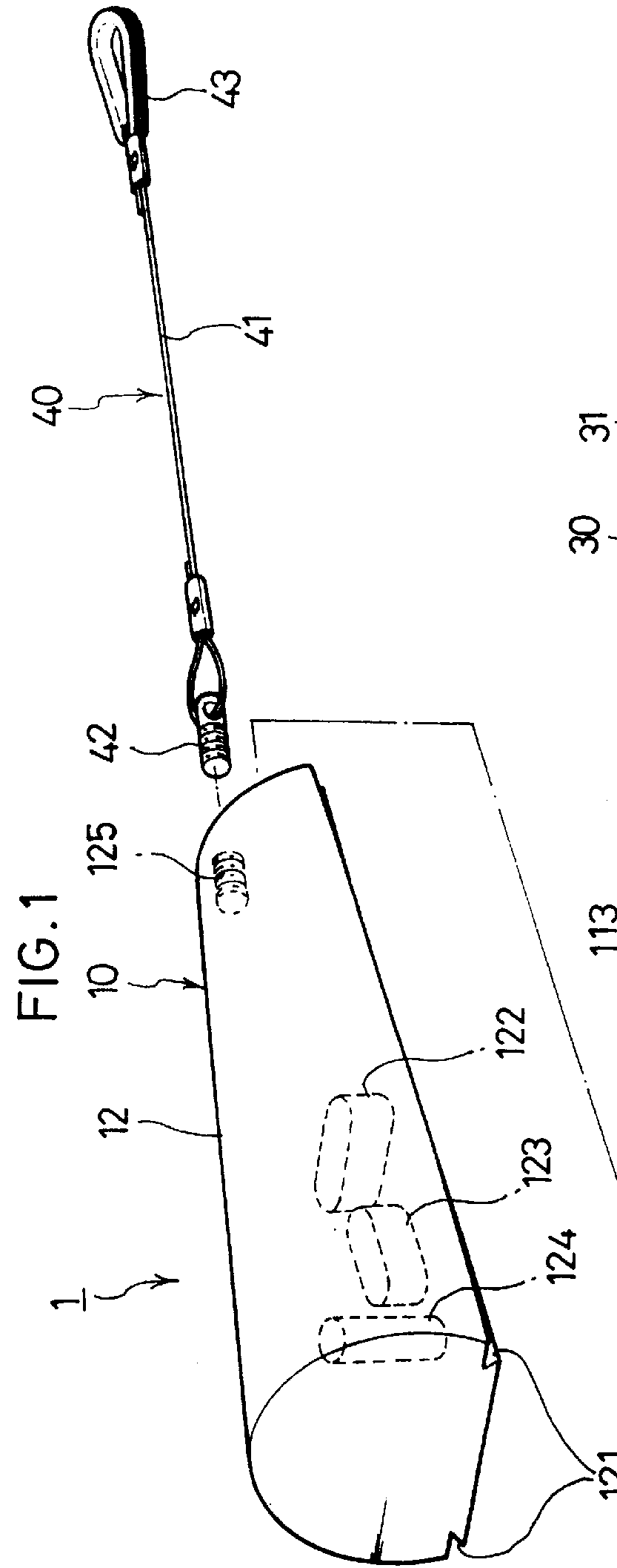 Interpenetration apparatus for meausurement of underground blasting vibration