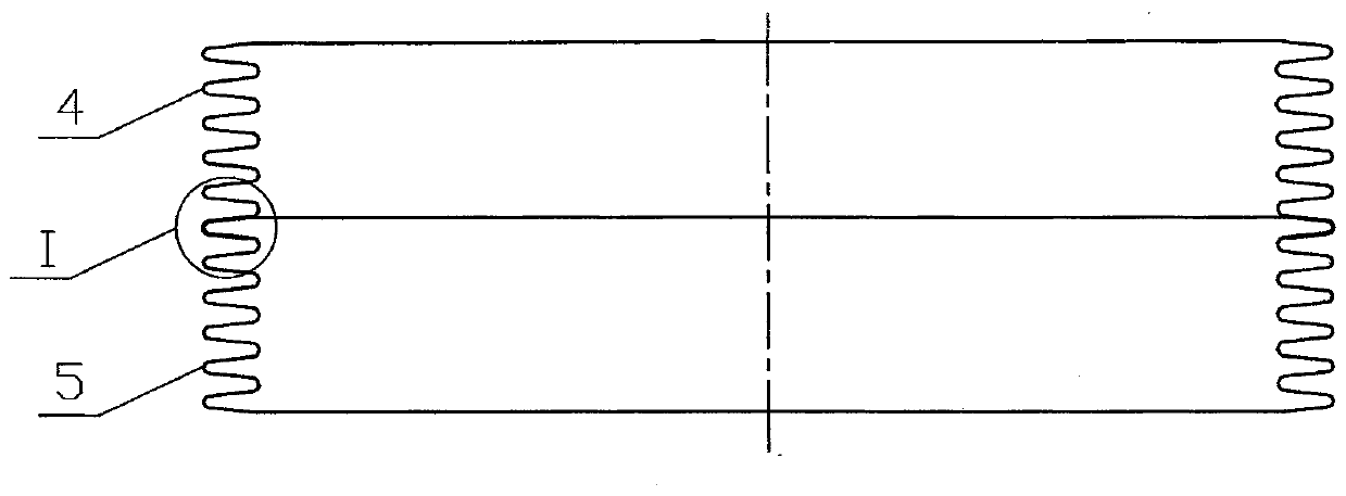 Welding structure for annular-wave metal corrugated pipe, and production method thereof