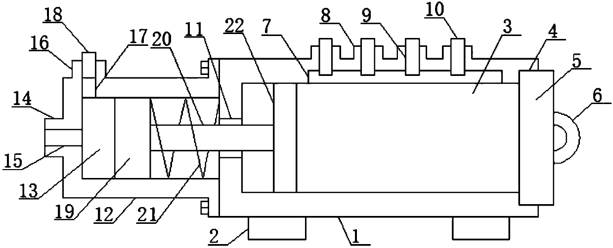 Rod-shaped component storage device for construction site