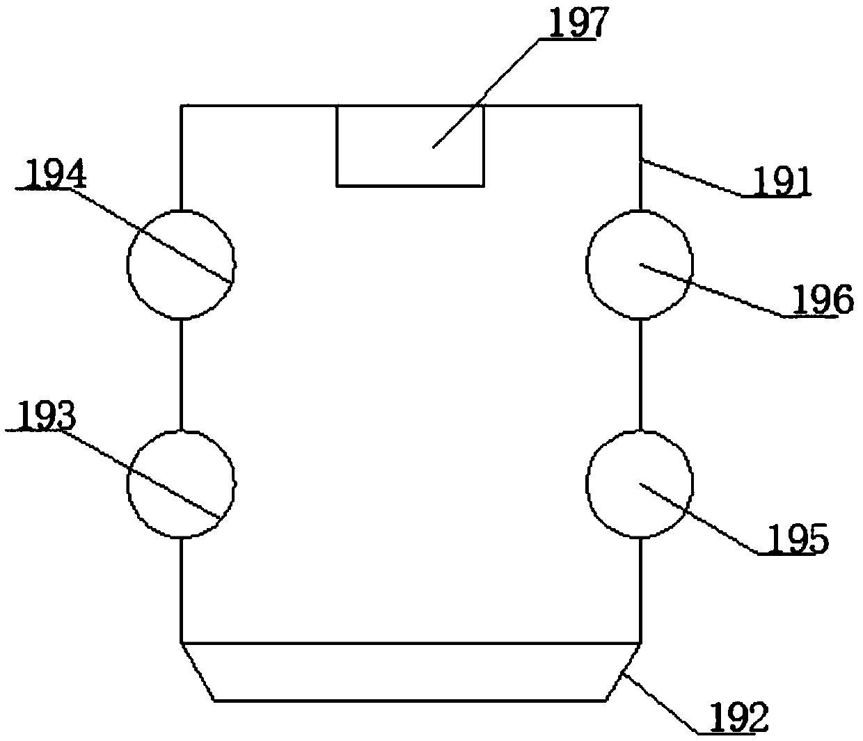 Rod-shaped component storage device for construction site