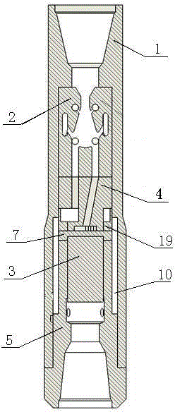 Flow distributing type hydraulic oscillation circumferential impactor