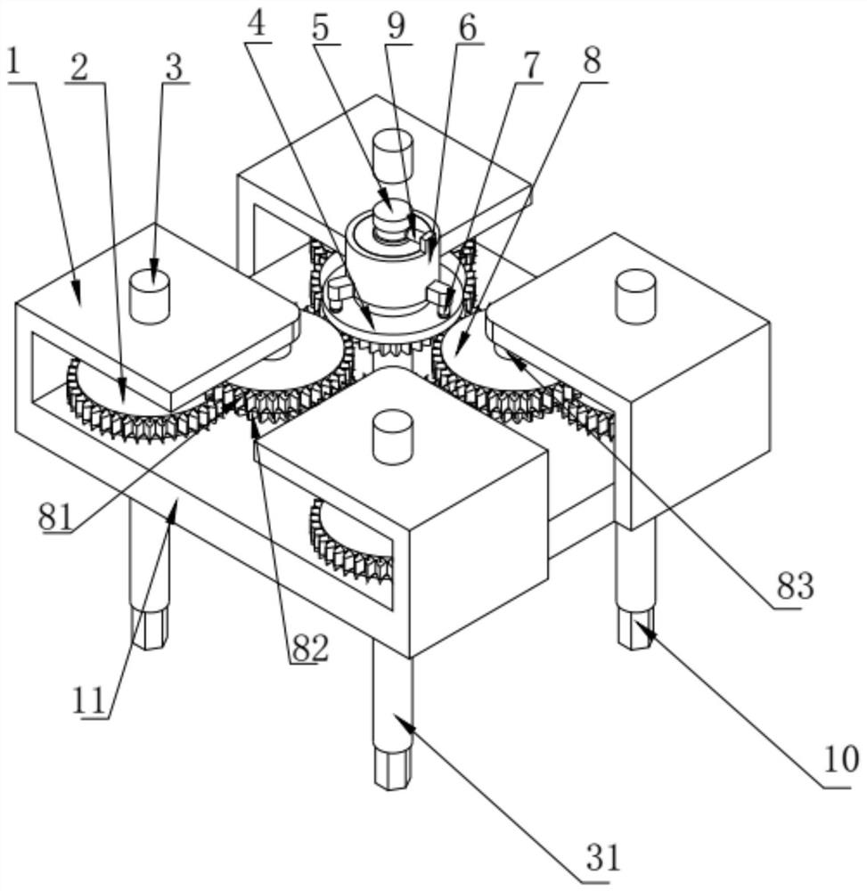 Synchronous fastening device