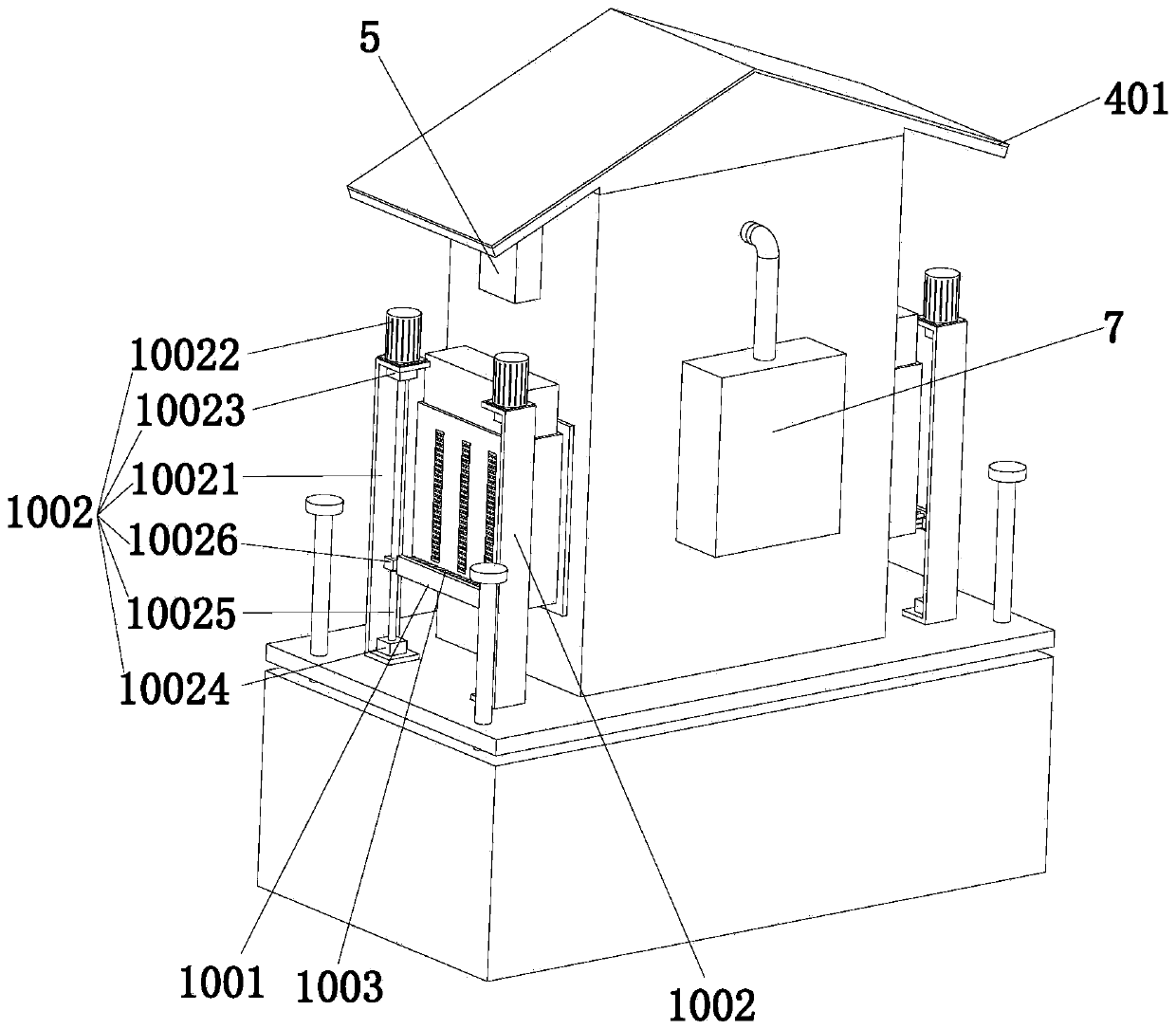 Heat dissipation electrical cabinet with electric automatic control function