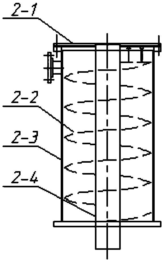 Multiphase flow separation apparatus for semi-coke wastewater