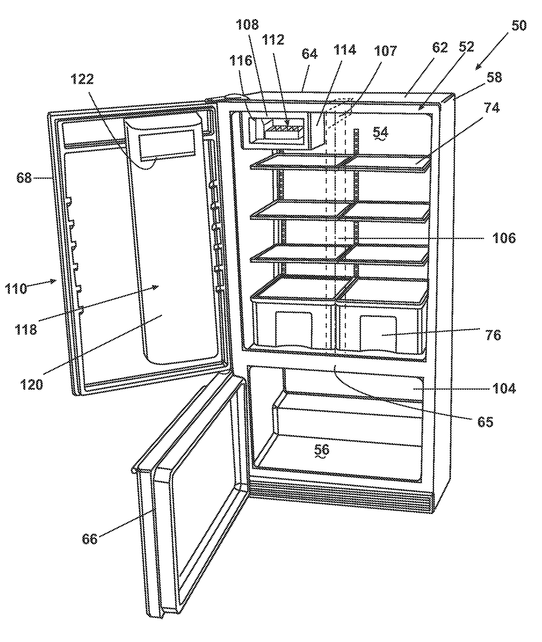 Ice making and dispensing system