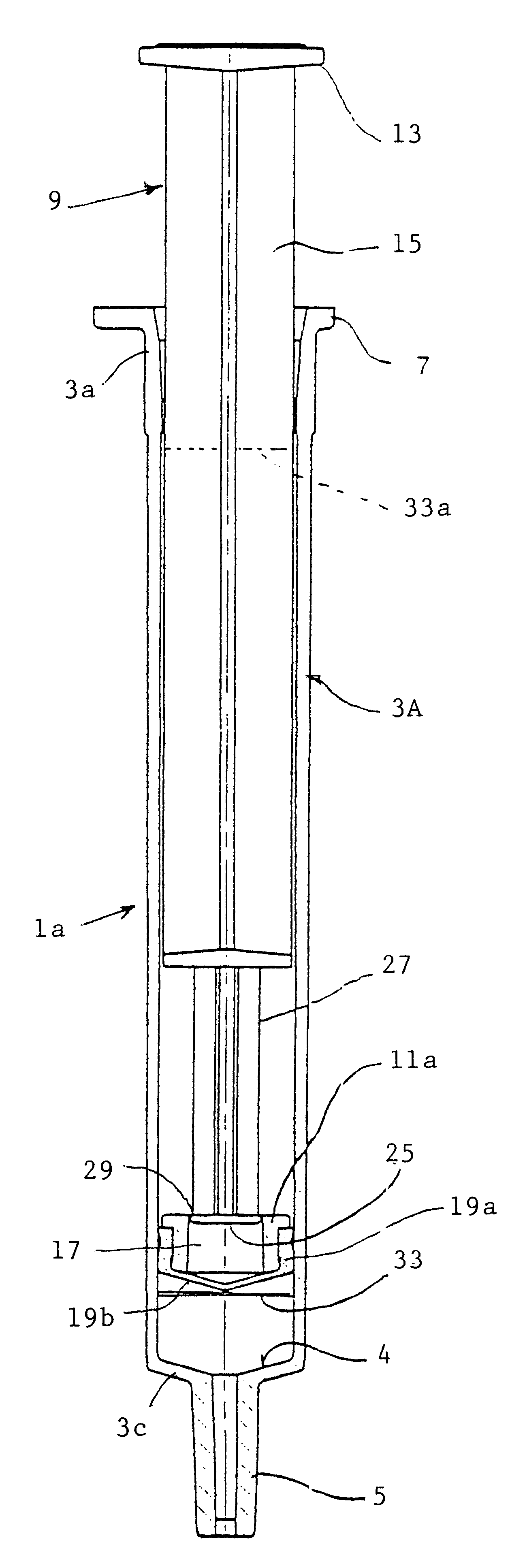 Single-use syringe