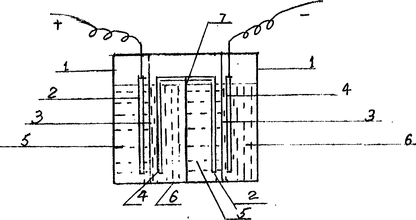 High-energy static vanadium cell