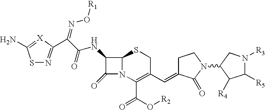 Cephalosporin derivative formulation