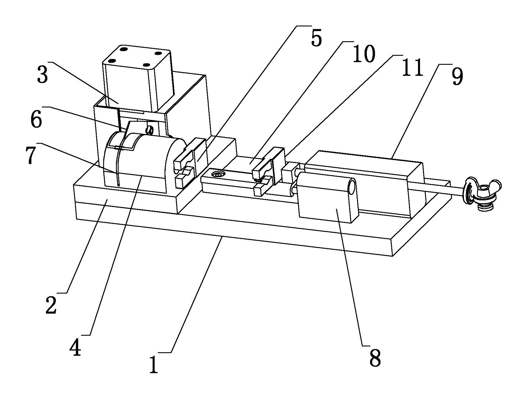 Corrugated pipe cut-off machine