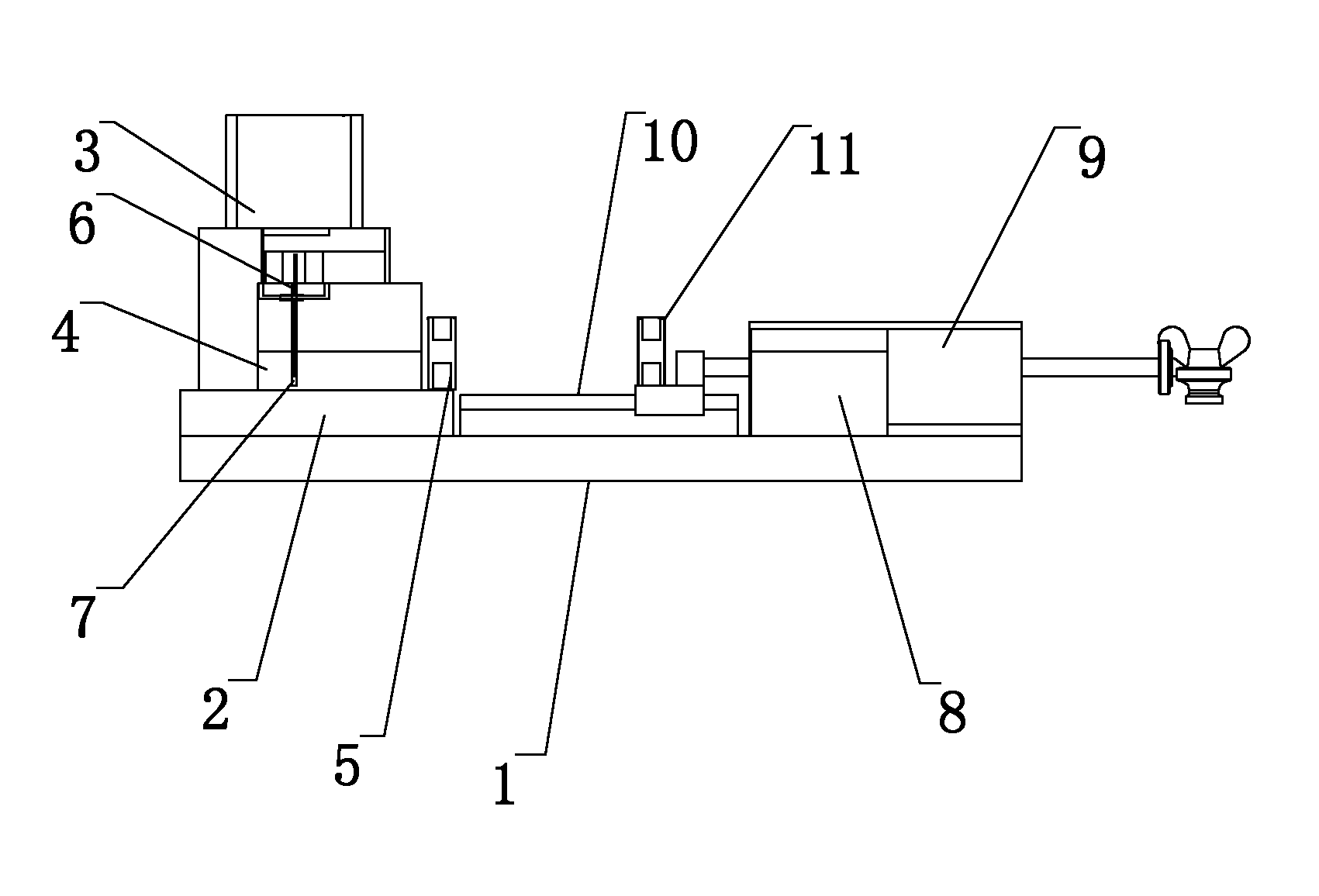 Corrugated pipe cut-off machine