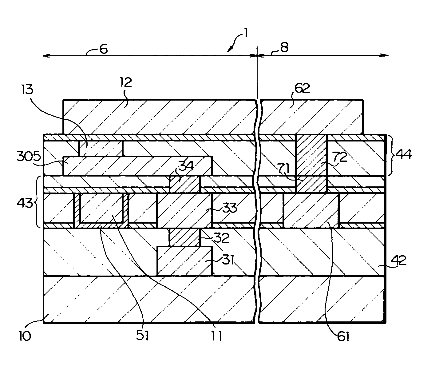 Magnetic memory apparatus and method of manufacturing magnetic memory apparatus