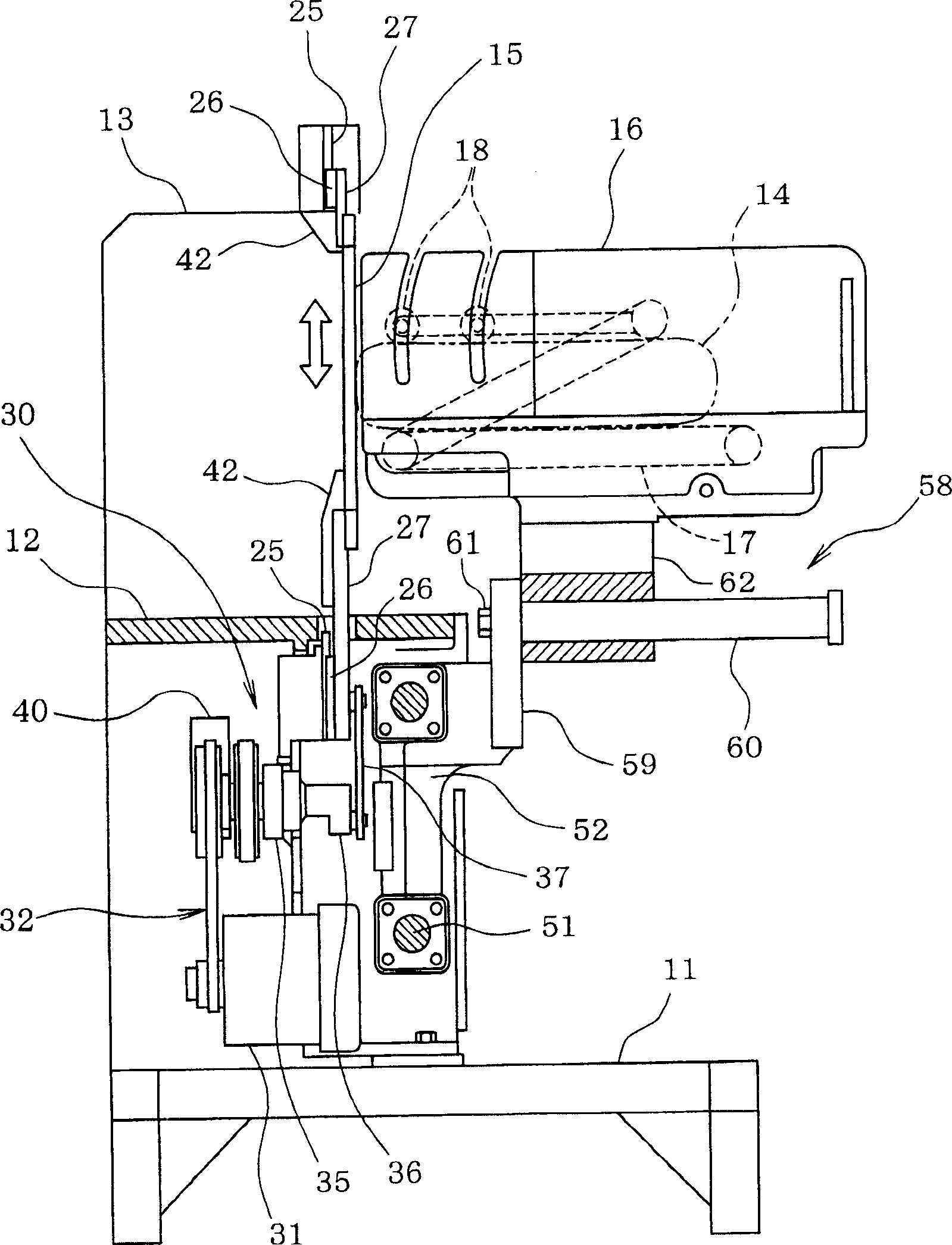 Meat-foot slicing machine