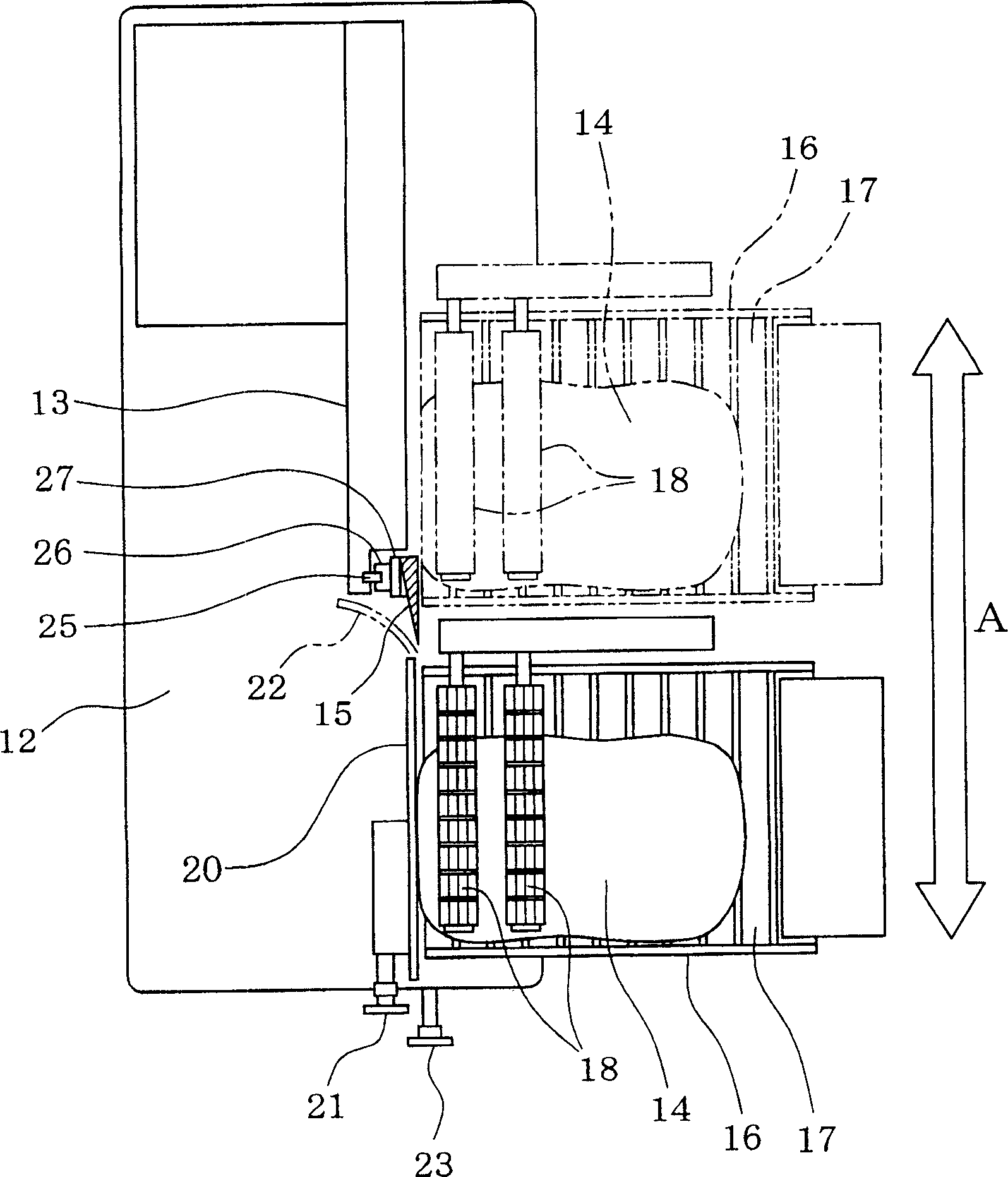 Meat-foot slicing machine