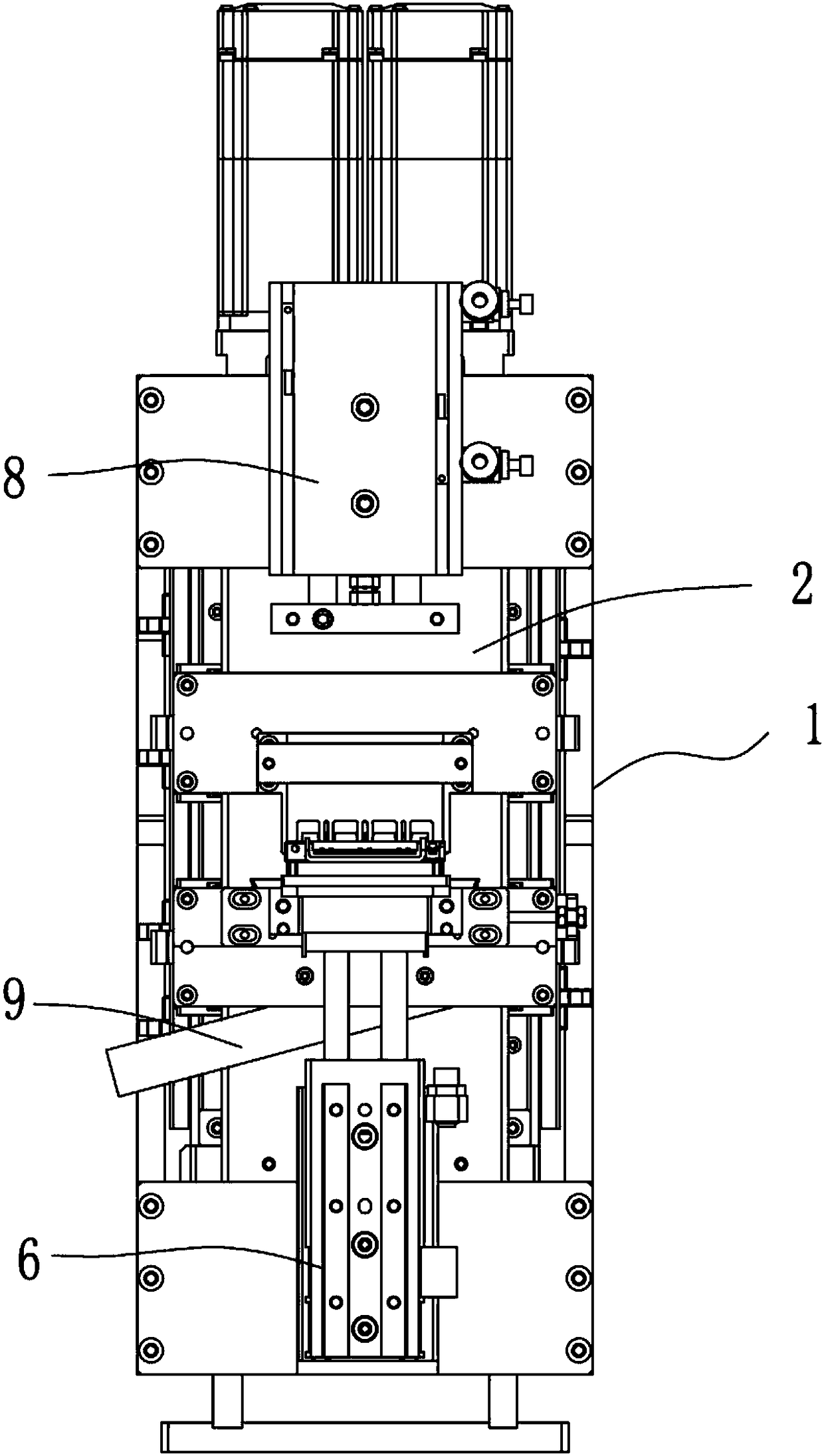 Automatic cable core distribution device