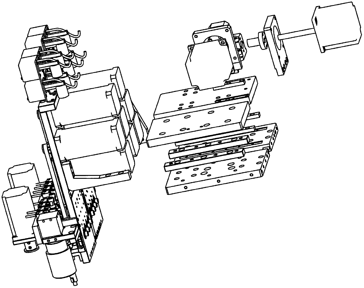 Circuit board positioning device and mounting method of LED placement machine