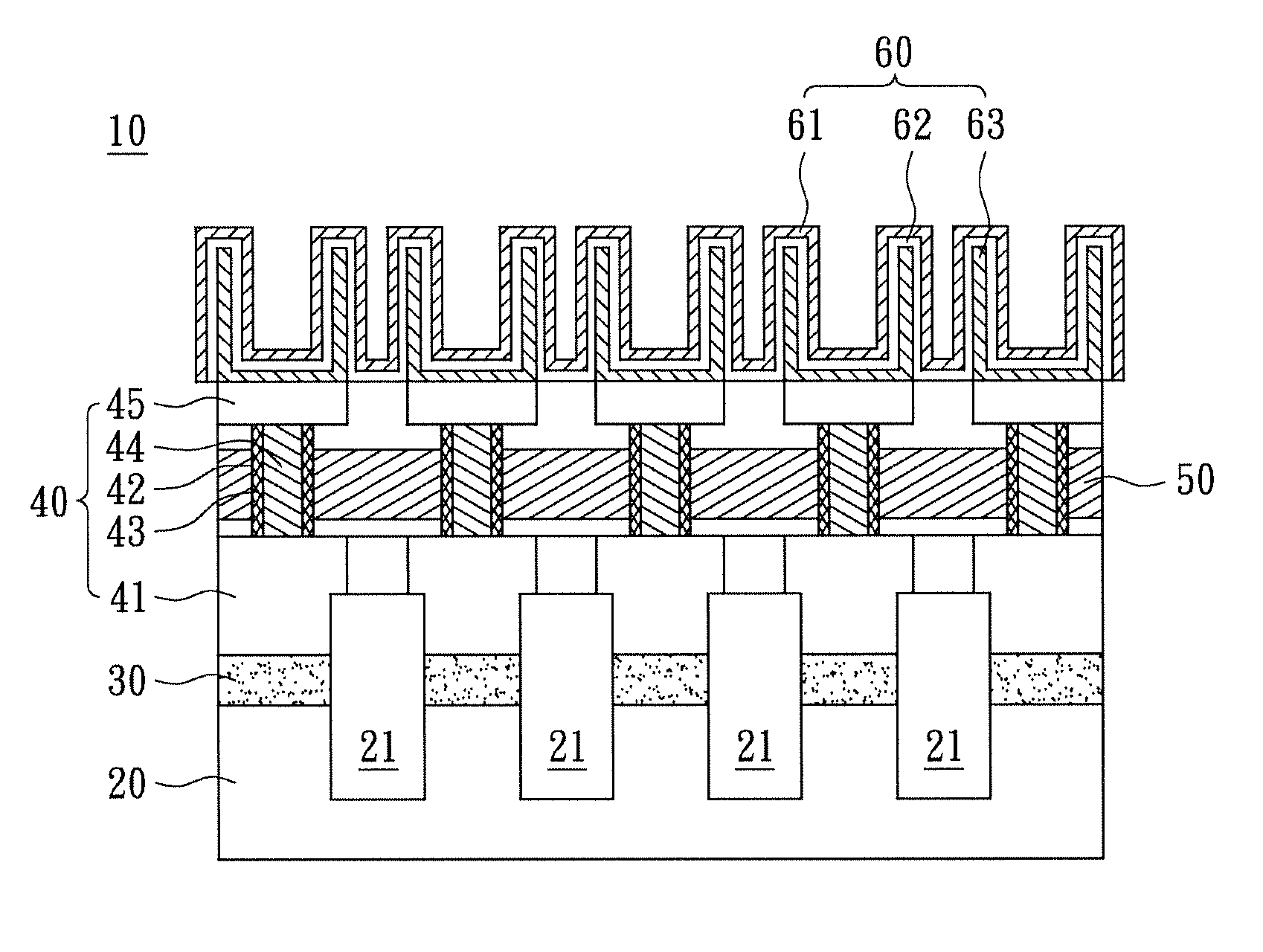 High-k metal gate random access memory