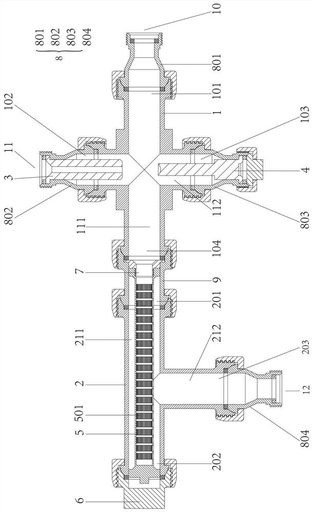 High-pressure foam generating device suitable for underground operation under different working conditions and preparation method thereof