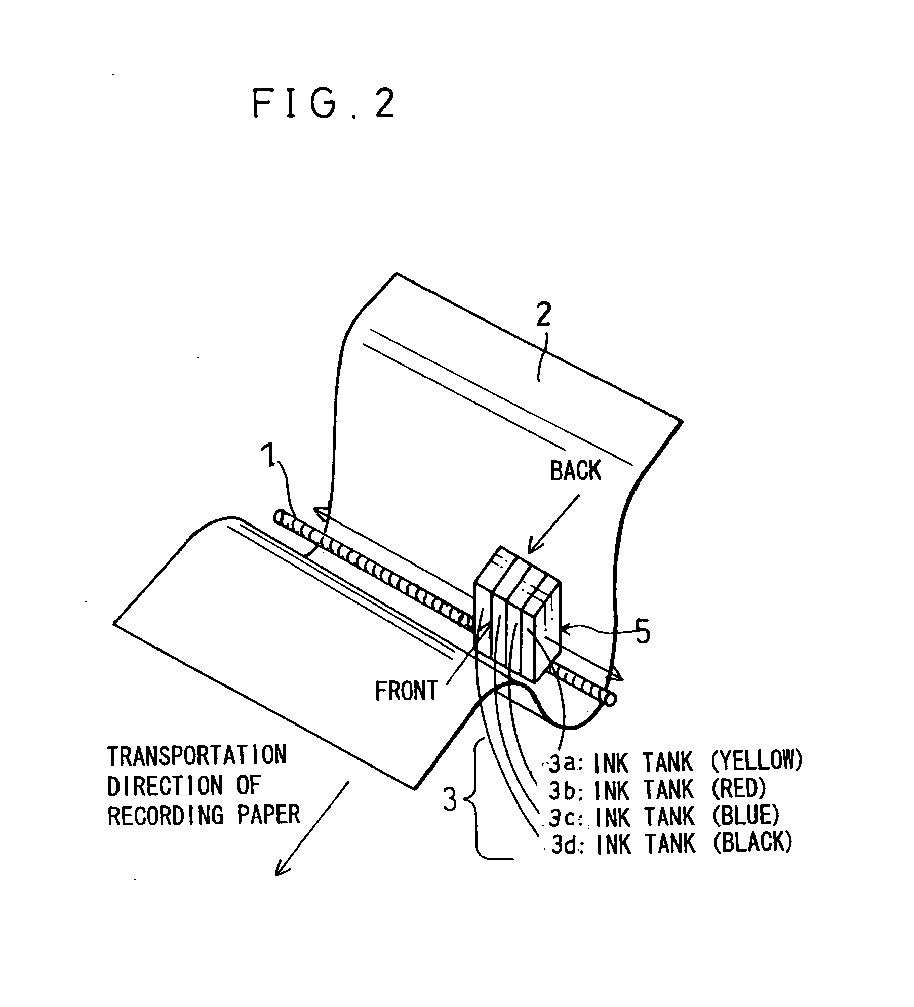 Ink jet printer having multiple ink heads