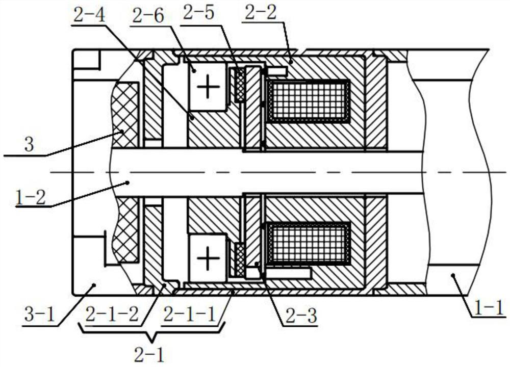 A split brake and motor