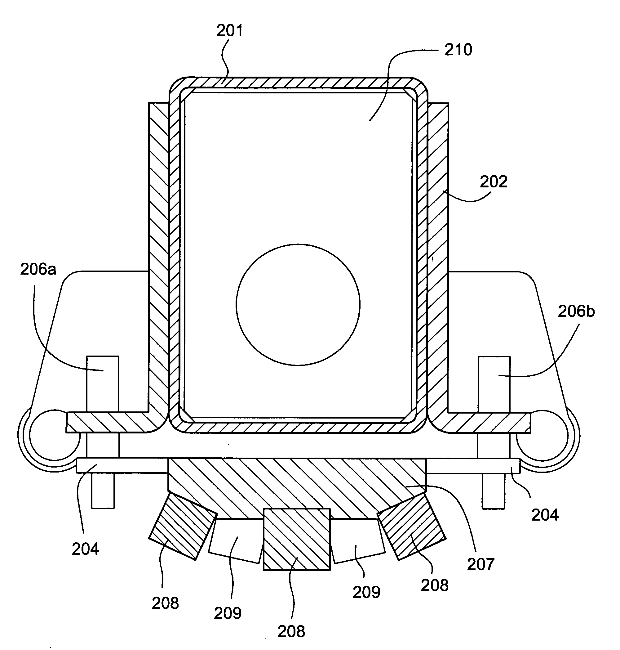 Segmented/modular magnet bars for sputtering target