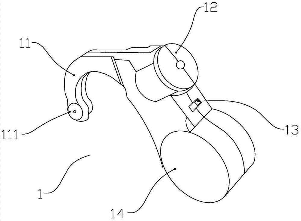 The earhook device used by the power control watchman