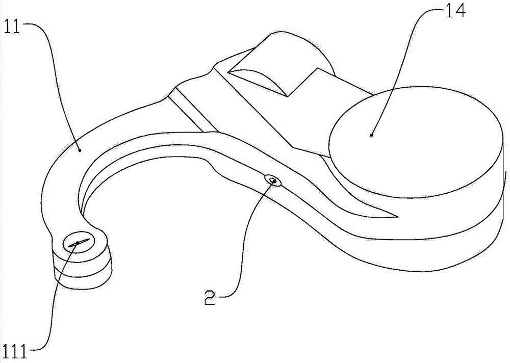 The earhook device used by the power control watchman