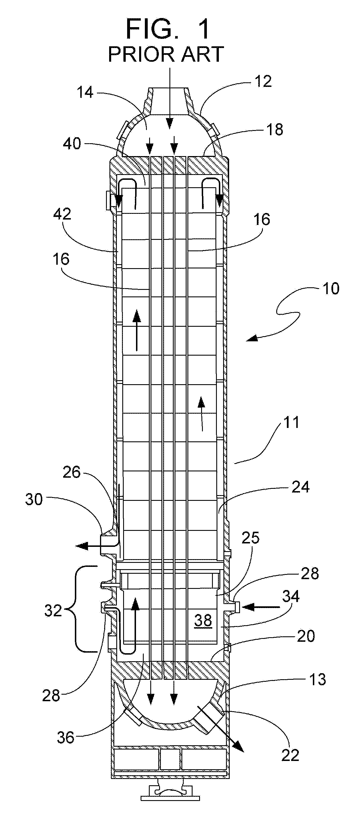 Feedwater debris trap