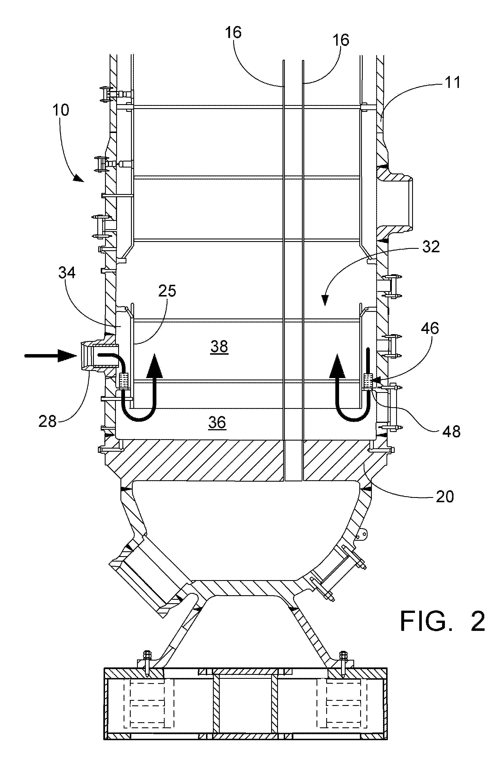 Feedwater debris trap