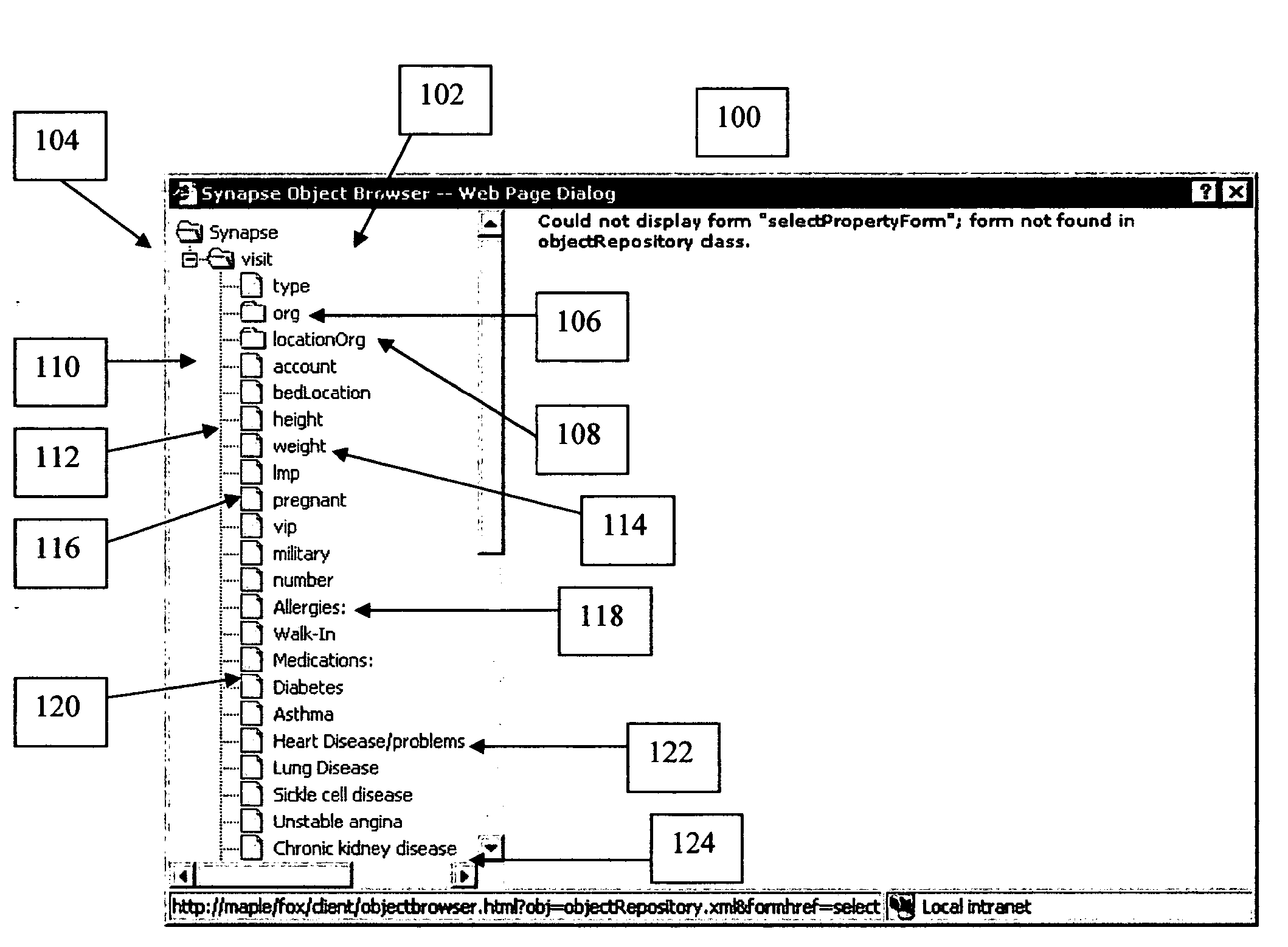 Method for communicating images and forms in a medical environment