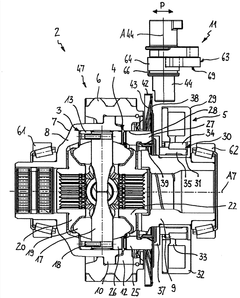 Clutch arrangement having a sensor unit and drive arrangement having such a clutch arrangement