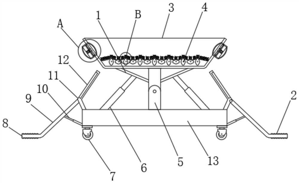 Soybean straw sun-curing device for agricultural production