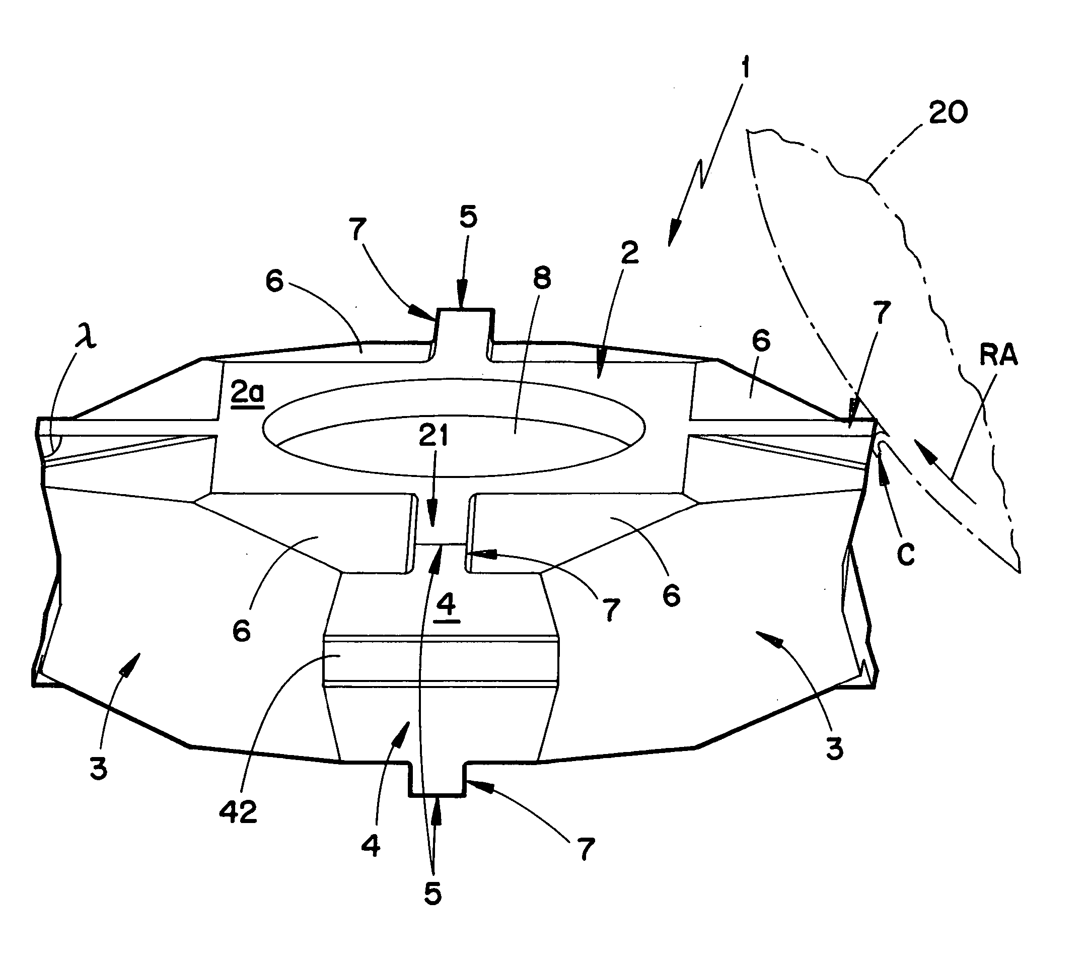 Cutting insert for turning and milling