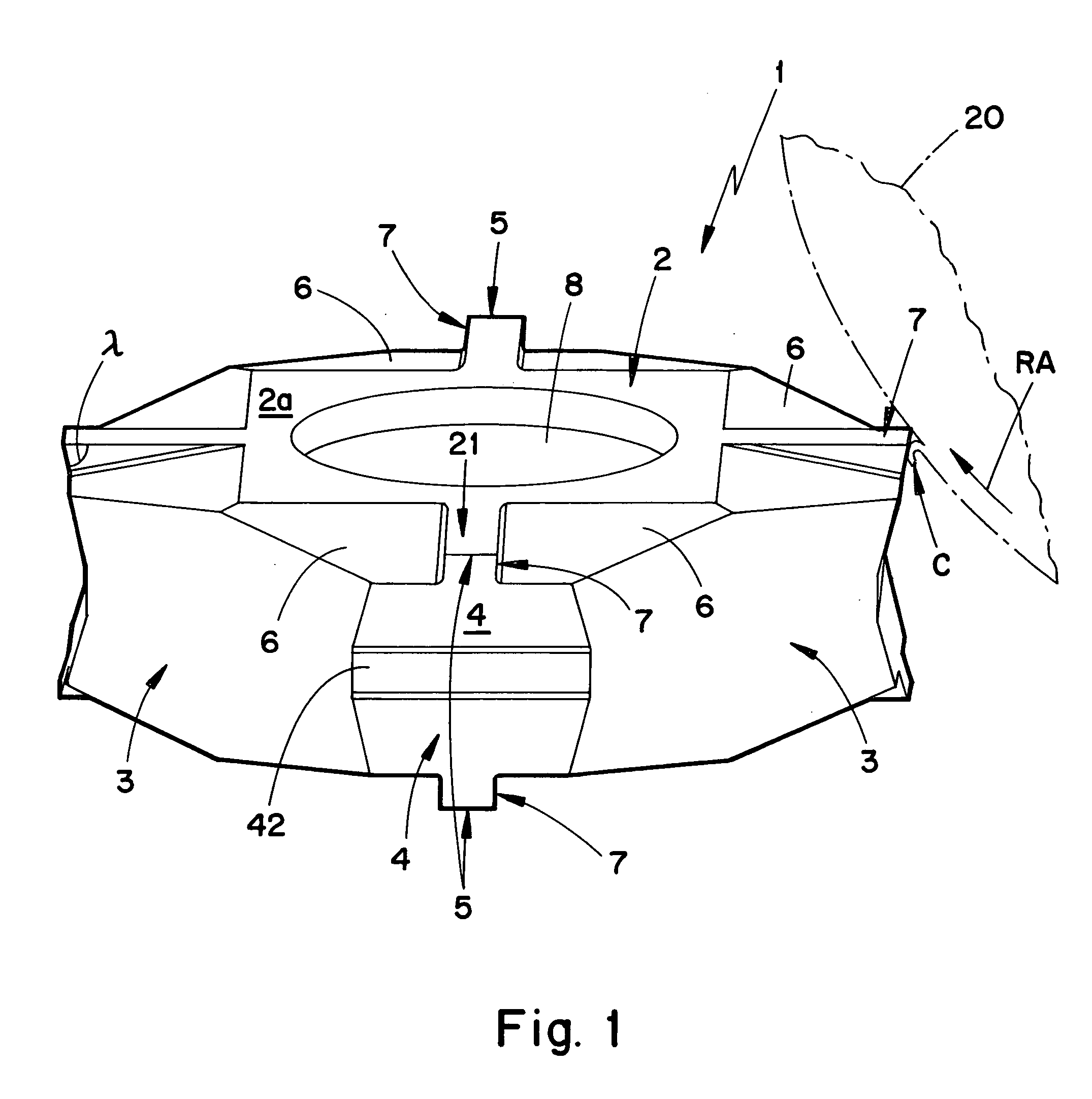 Cutting insert for turning and milling