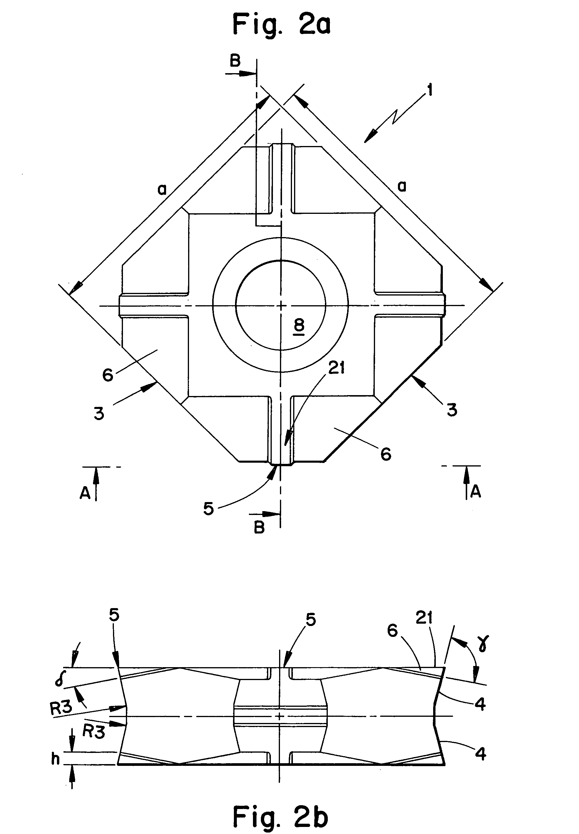 Cutting insert for turning and milling