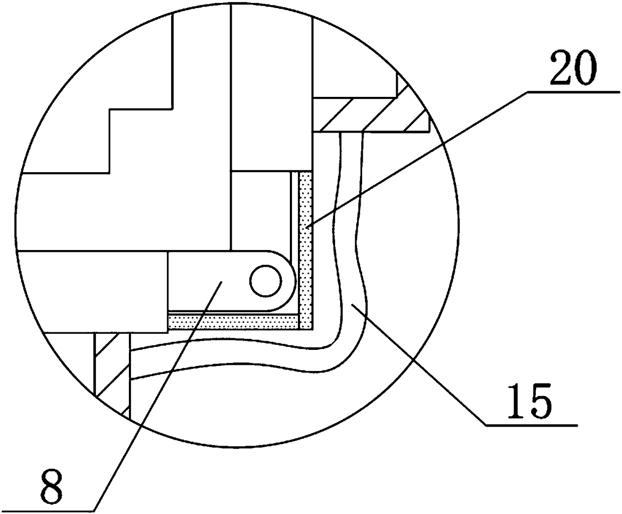 Automobile engine heat dissipation device