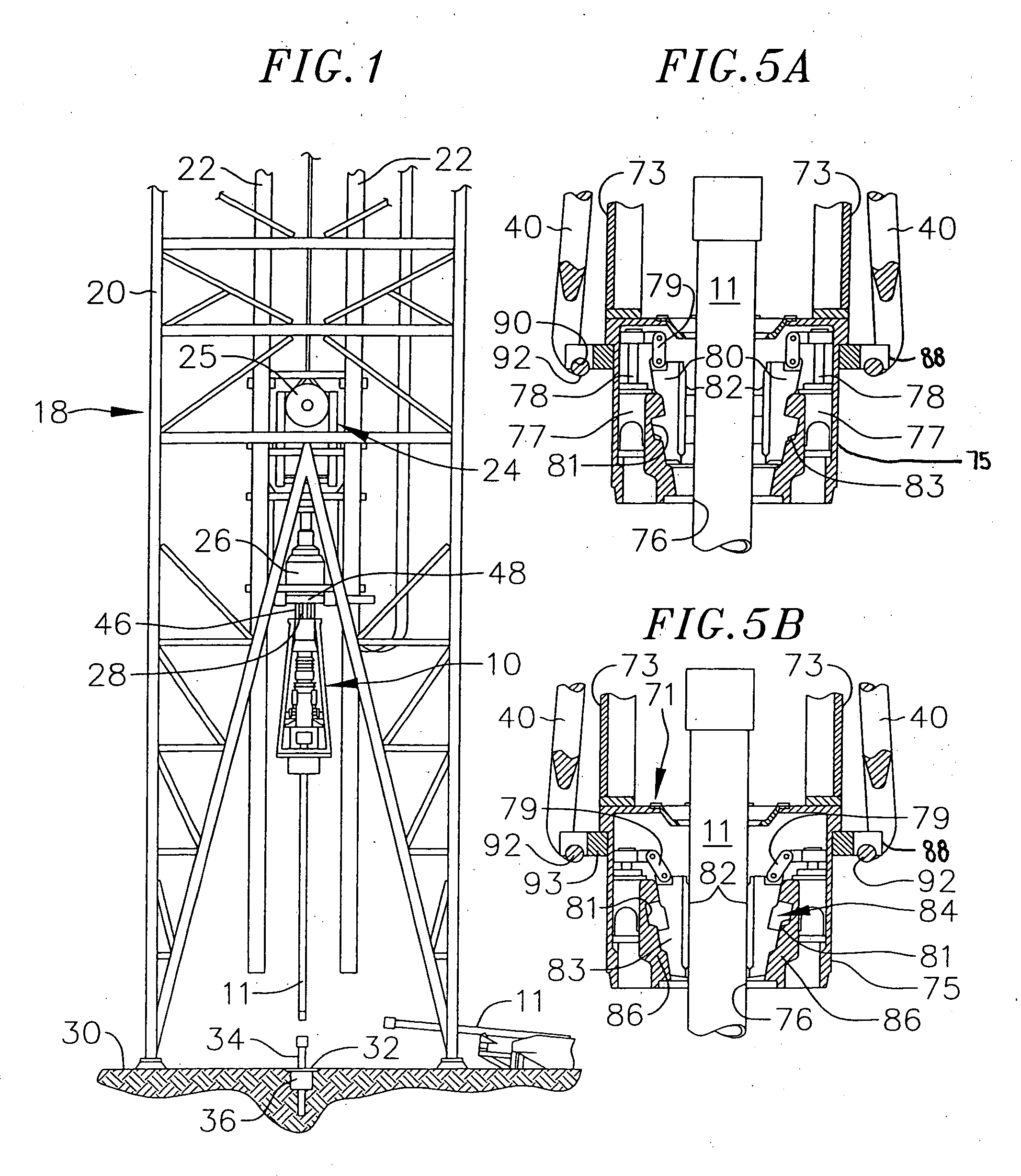 Pipe running tool having internal gripper