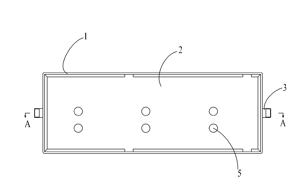 Defrosting pan for fan coil of ship