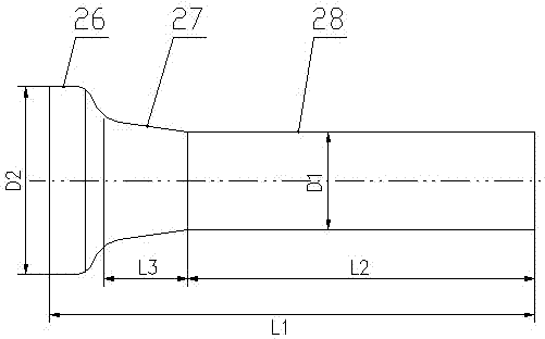 Novel technology for forging spline shaft of transmission shaft