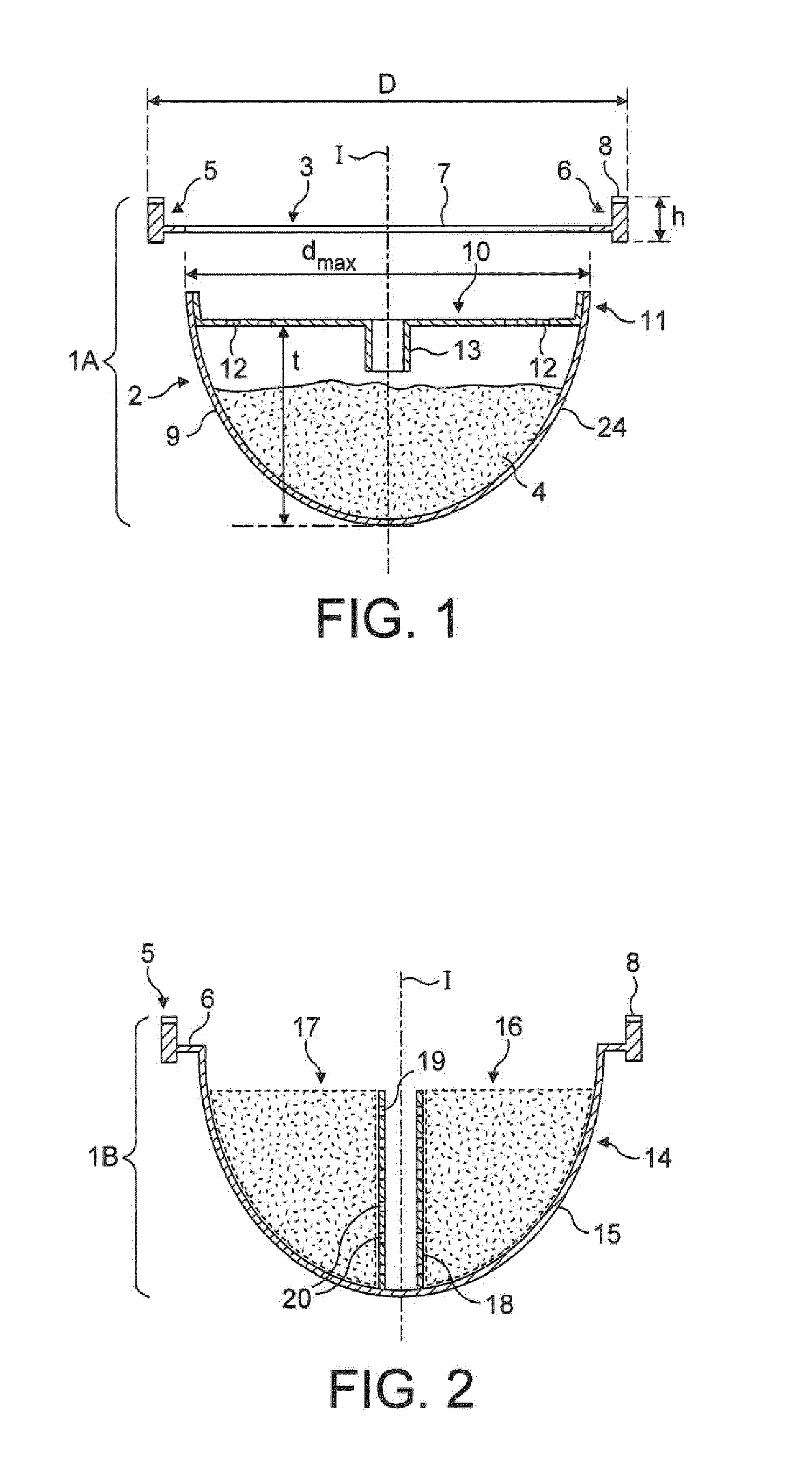 Kit for the preparation of a beverage in a centrifugal brewing device